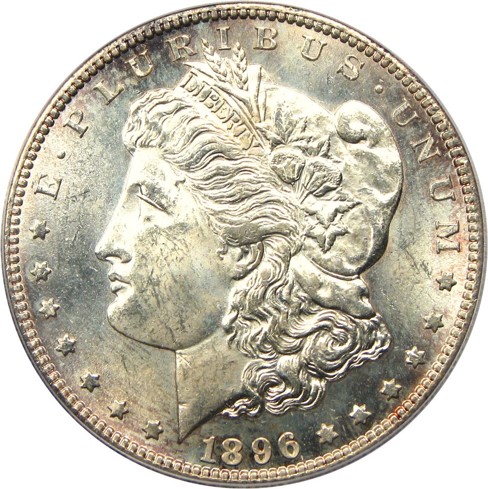 image for: 1896-S $1 PCGS MS63 (VAM-5, S/S) Key S-Mint Morgan Dollar