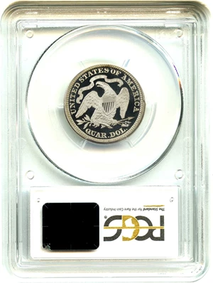image for: 1890 25c PCGS Proof 66 DCAM - Awesome Frosty White Gem Proof