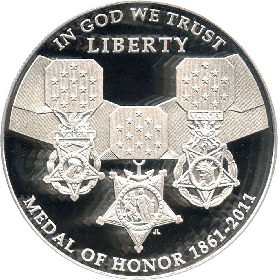 image for: 2011-P Medal of Honor $1 PCGS Proof 69 DCAM - No Reserve!