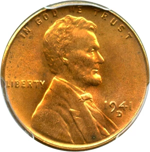 image for: 1941-D 1c PCGS/CAC MS67 RD