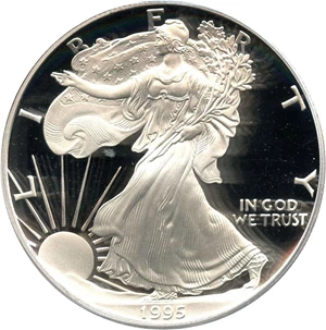 image for: 1995-P Silver Eagle $1 PCGS Proof 69 DCAM - No Reserve!