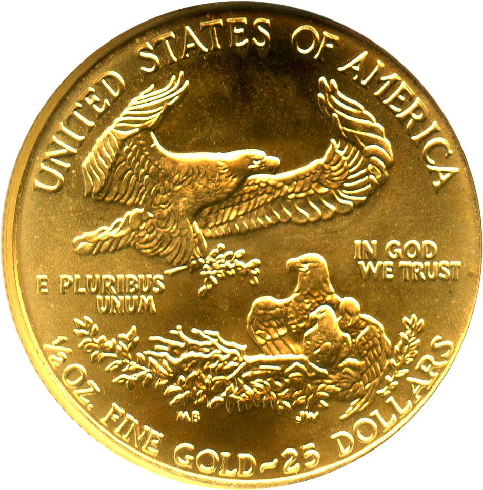 image for: 1990 Gold Eagle $25 NGC MS69 - No Reserve!