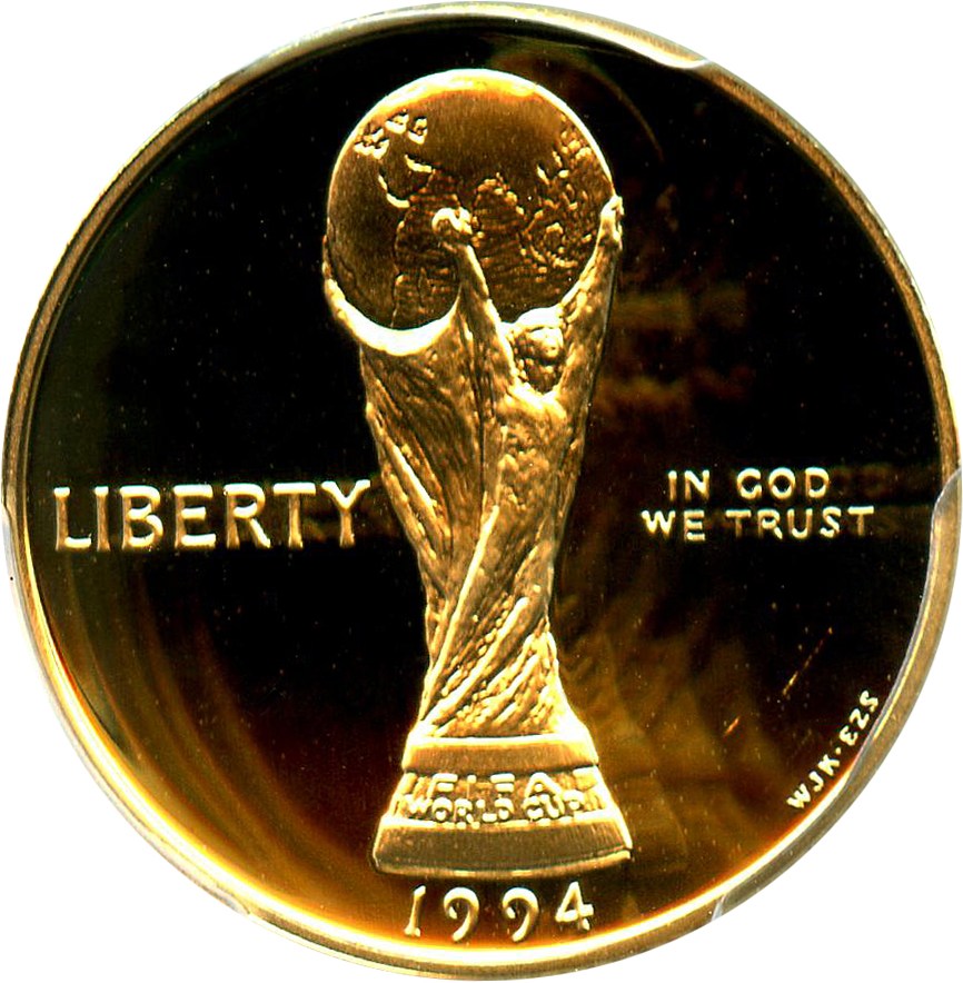 image for: 1994-W World Cup $5 PCGS Proof 69 DCAM - No Reserve!