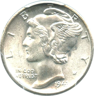 image for: 1943-S 10c PCGS MS65
