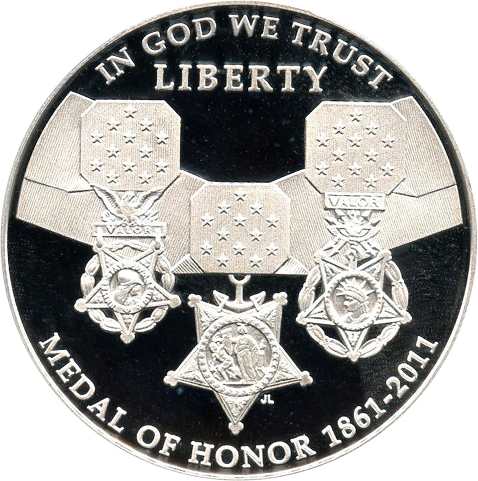 image for: 2011-P Medal of Honor $1 PCGS Proof 69 DCAM - No Reserve!