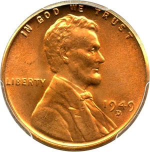 image for: 1949-D 1c PCGS MS67 RD - No Reserve!