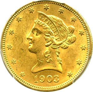 image for: 1903 $10 PCGS MS62 - No Reserve!