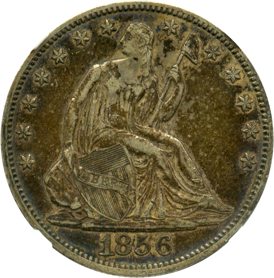 image for: 1856 50c NGC XF40