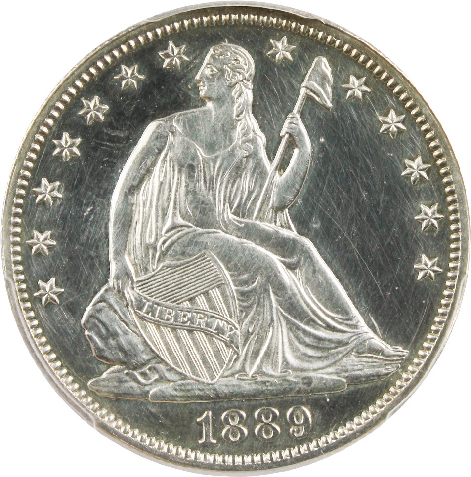 image for: 1889 50c PCGS Proof 61 - Affordable Proof