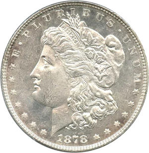 image for: 1878 7TF $1 PCGS MS63 PL (Reverse of 1878)