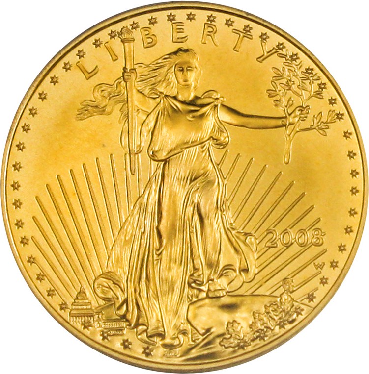 image for: 2008-W Gold Eagle $10 PCGS MS69 - No Reserve!