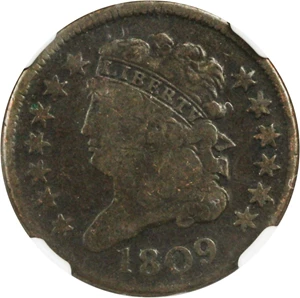 image for: 1809 1/2c NGC VG-10 (C-6)