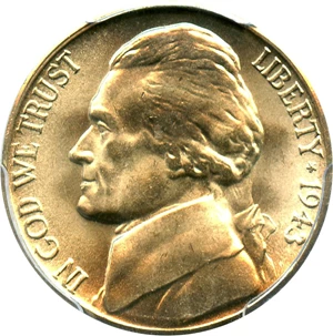 image for: 1943-S 5c PCGS MS66+ FS
