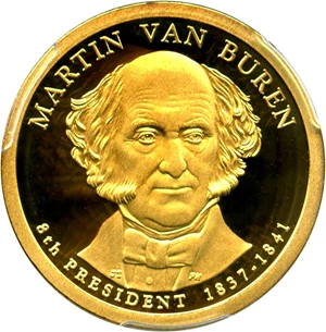 image for: 2008-S Martin Van Buren $1 PCGS Proof 70 DCAM - No Reserve!