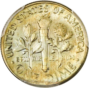 image for: 1965 10c PCGS MS67 FB - Modern Grade Rarity - Only 1 Finer