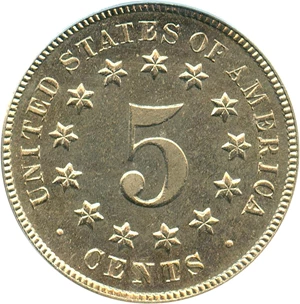 image for: 1879 5c PCGS Proof 66 CAM