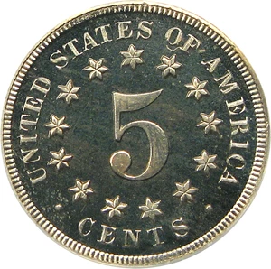image for: 1869 5c PCGS/CAC Proof 66 CAM