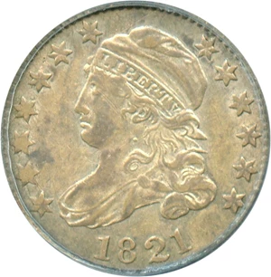 image for: 1821 10c PCGS XF40 (Large Date)