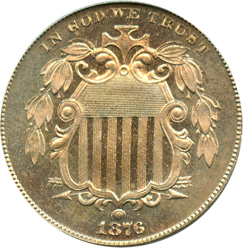 image for: 1876 5c PCGS Proof 66 CAM