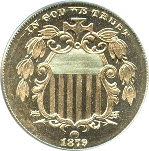 image for: 1879 5c PCGS Proof 66 CAM