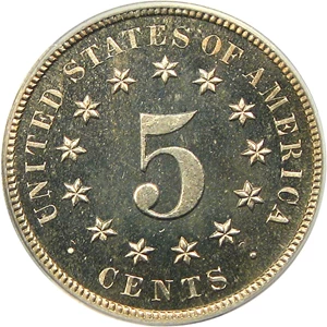 image for: 1879/8 5c PCGS Proof 67 CAM