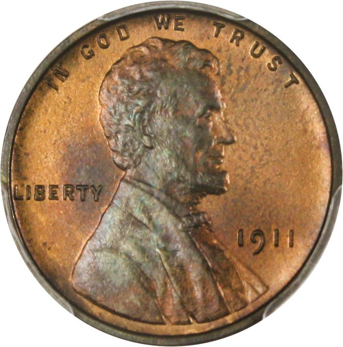 image for: 1911 1c PCGS Proof 65 RB - Scarce Matte Proof Lincoln Cent