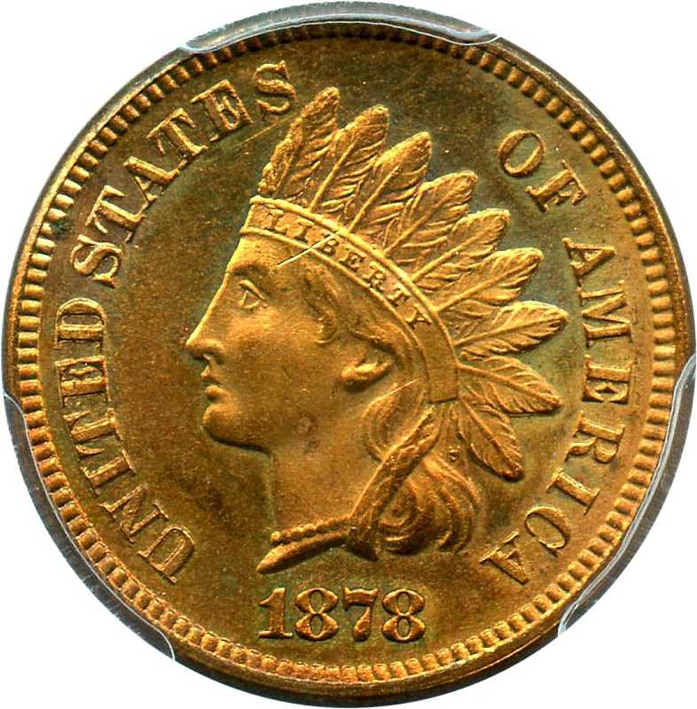 image for: 1878 1c PCGS Proof 65 RB