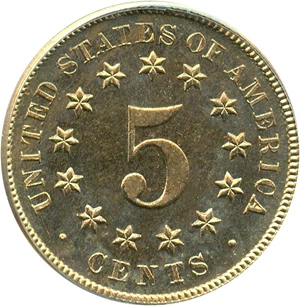 image for: 1873 5c PCGS Proof 66 CAM (Closed 3)