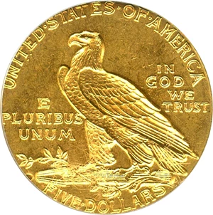 image for: 1910-D $5 PCGS MS62