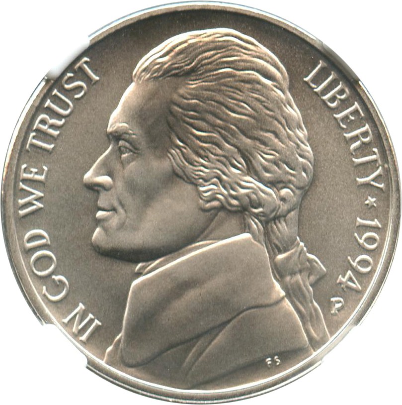 image for: 1994-P 5c NGC SP69