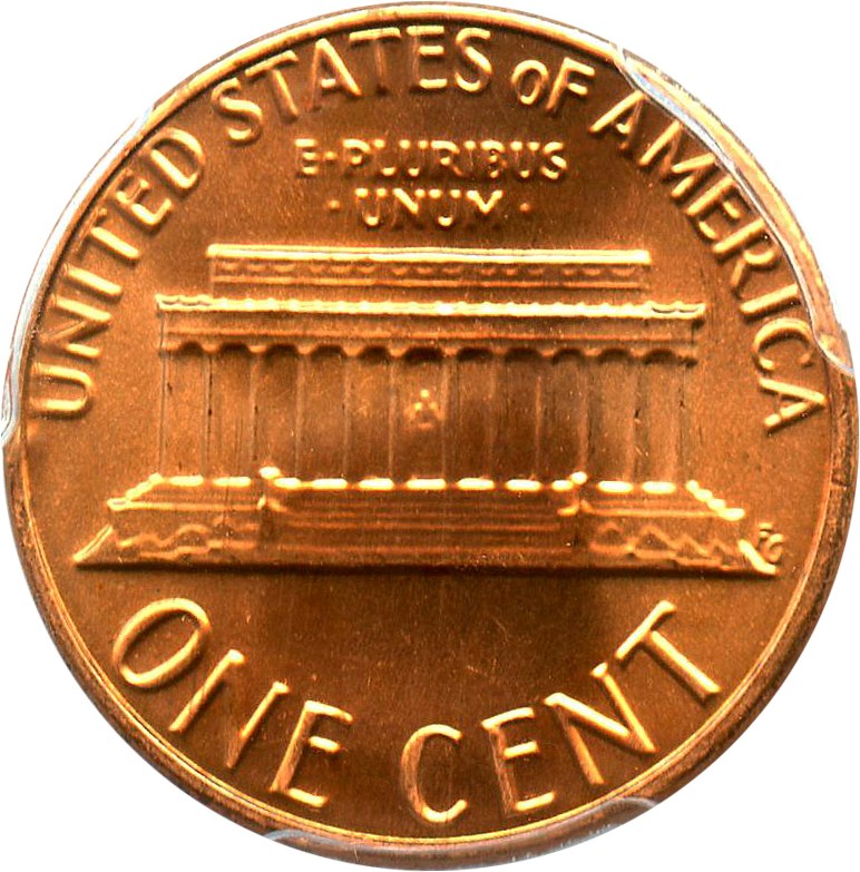 image for: 1982 1c PCGS MS67 RD (Zinc, Small Date)