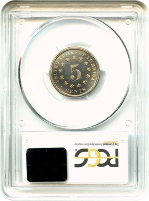 image for: 1874 5c PCGS Proof 67 CAM - Tied for Finest at PCGS