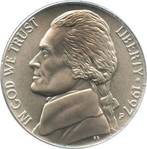 image for: 1997-P 5c PCGS MS69 FS (Special Mint Set)