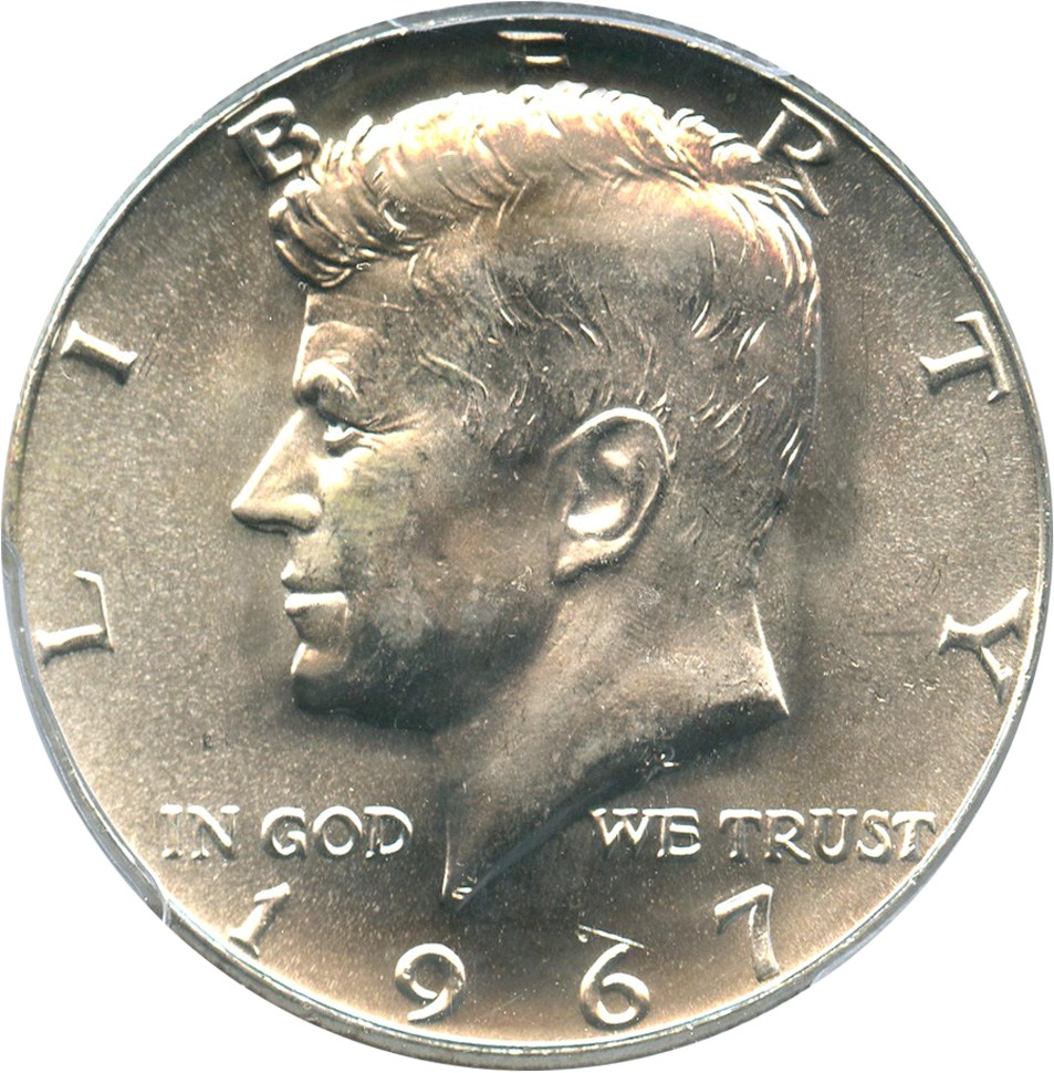 image for: 1967 50c PCGS MS66