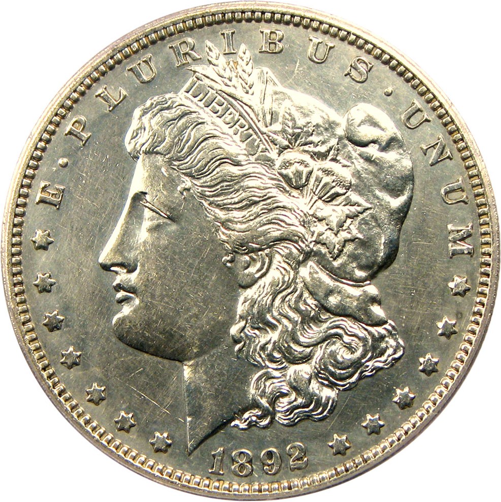 image for: 1892 $1 PCGS Proof 58