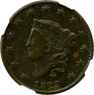 image for: 1823/2 1c NGC VF30