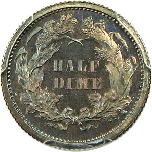 image for: 1866 H10c PCGS/CAC Proof 65 - No Reserve!