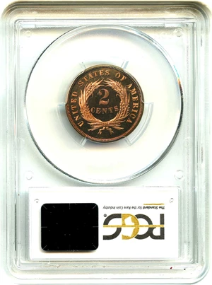image for: 1871 2c PCGS Proof 65 RD CAM