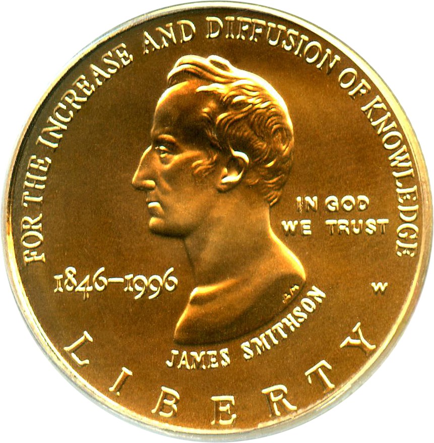 image for: 1996-W Smithsonian $5 PCGS MS69