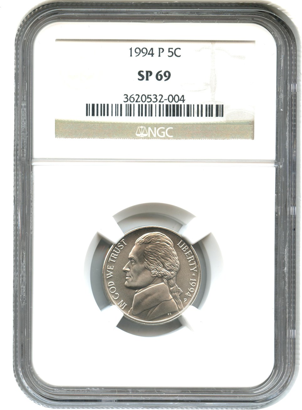 image for: 1994-P 5c NGC SP69