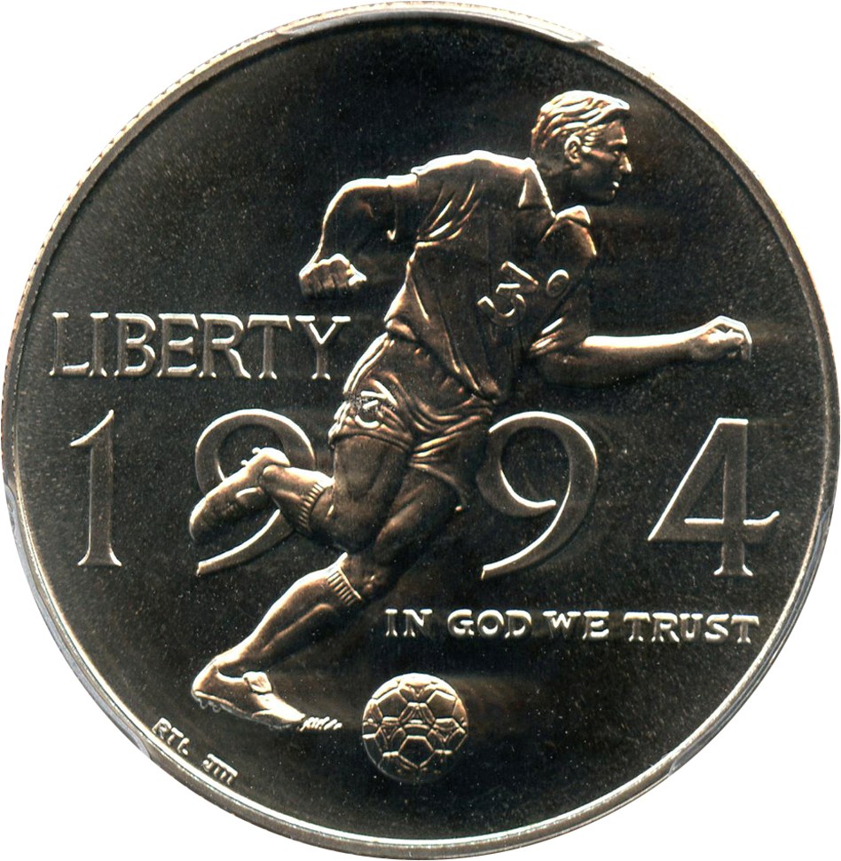 image for: 1994-D World Cup 50c PCGS MS69 - No Reserve!