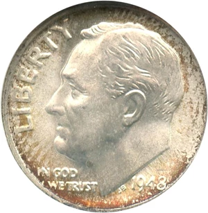 image for: 1948-S 10c NGC MS67 - No Reserve!