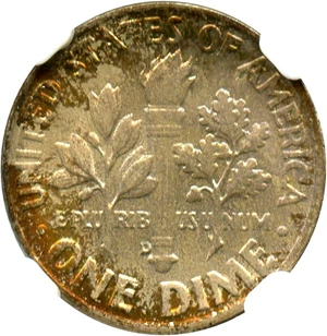image for: 1953-D 10c NGC MS66 FT - No Reserve!