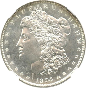 image for: 1904-O $1 NGC MS67+ (NGC Star)