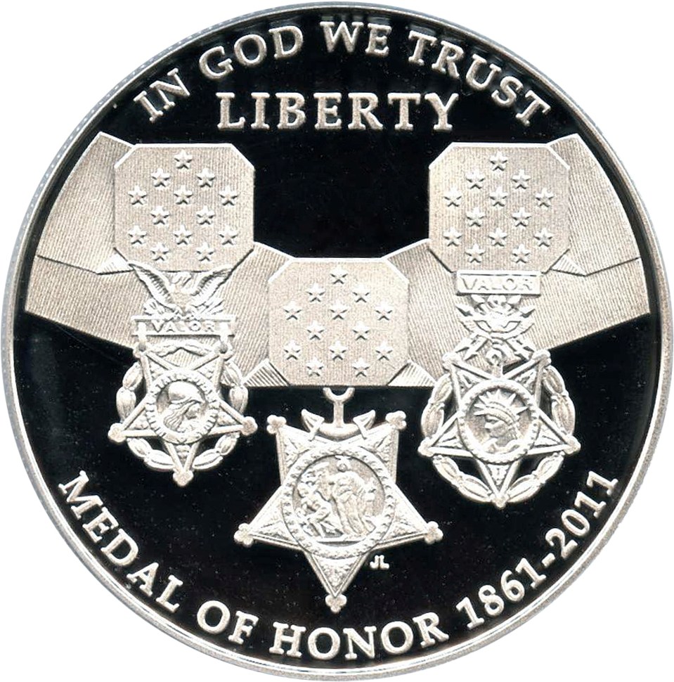 image for: 2011-P Medal of Honor $1 PCGS Proof 70 DCAM - No Reserve!