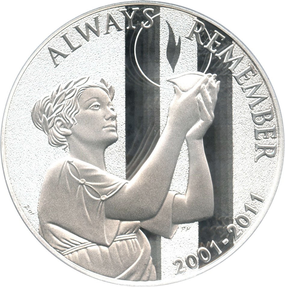 image for: 2011-W 9-11 National Medal $1 PCGS Proof 69 DCAM - No Reserve!