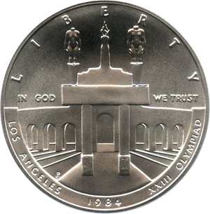 image for: 1984-P Olympic $1 PCGS MS69 - No Reserve!