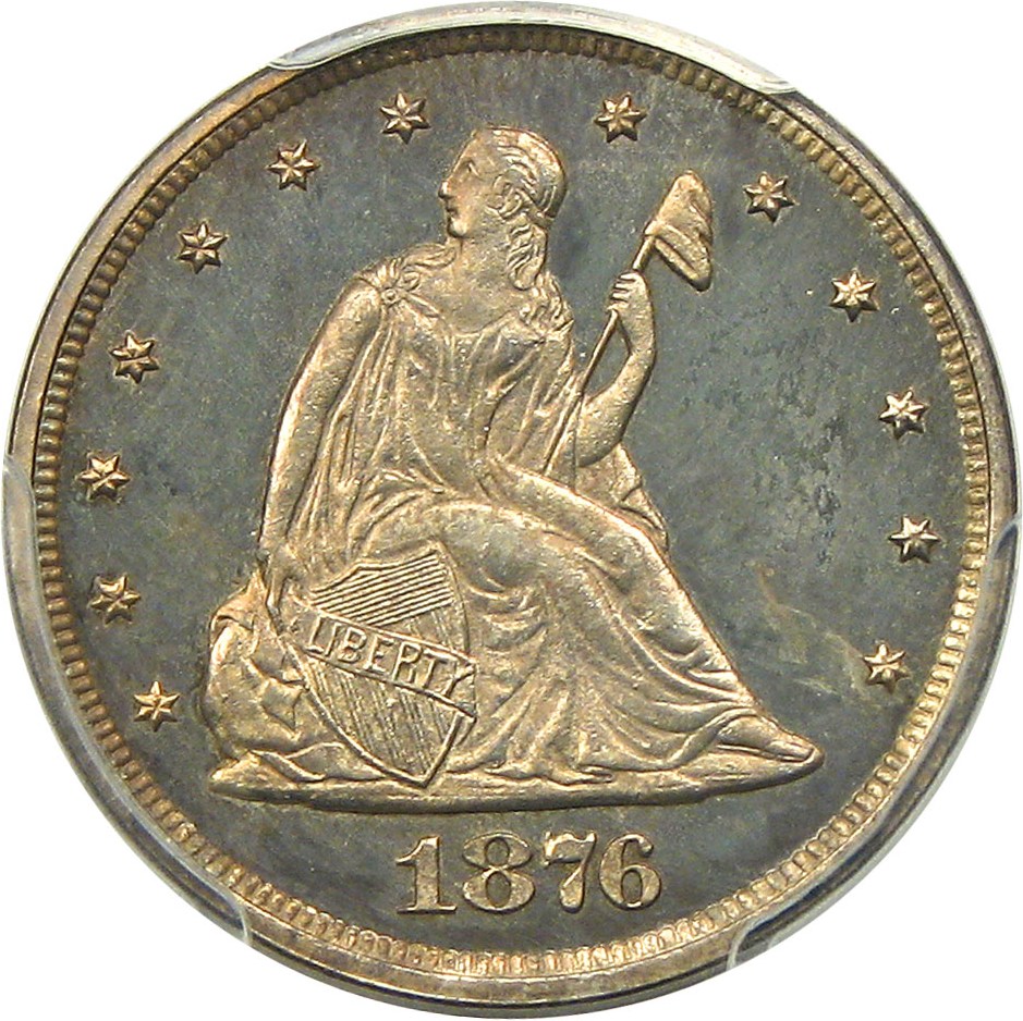 image for: 1876 20c PCGS/CAC Proof 64 CAM