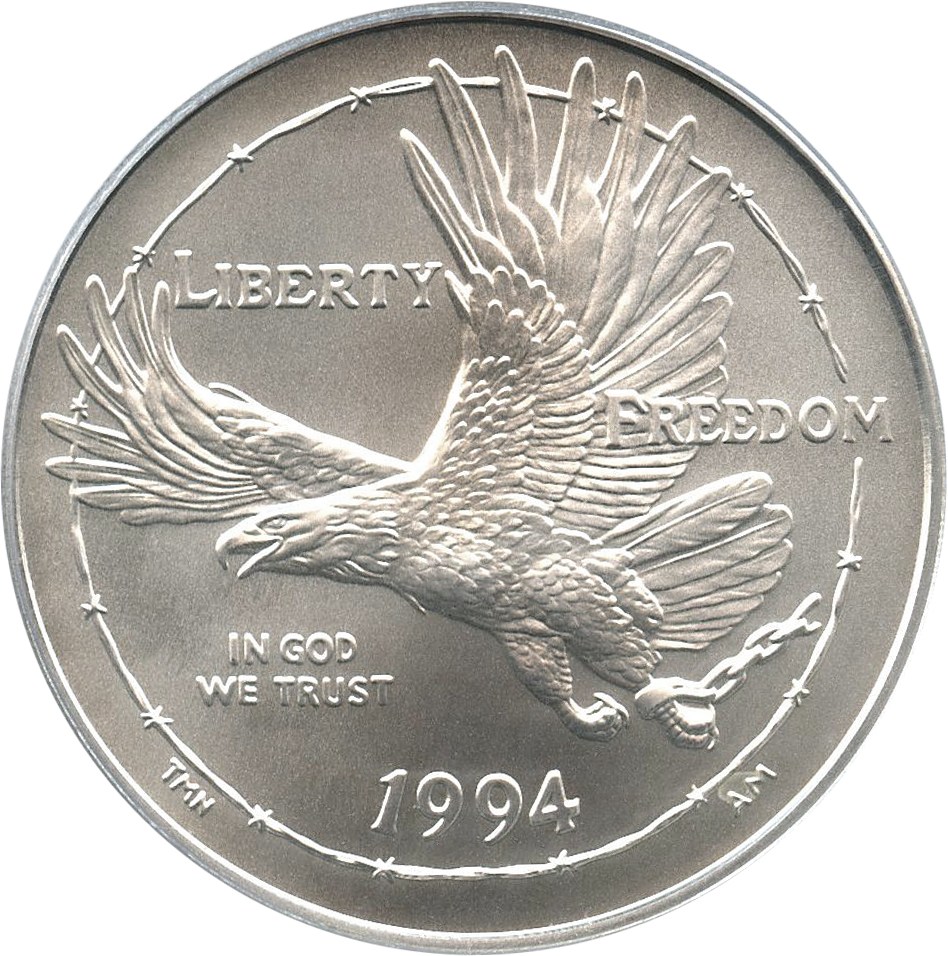 image for: 1994-W Prisoner of War $1 PCGS MS69 - No Reserve!