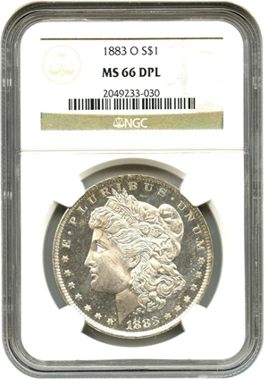 image for: 1883-O $1 NGC MS66 DMPL